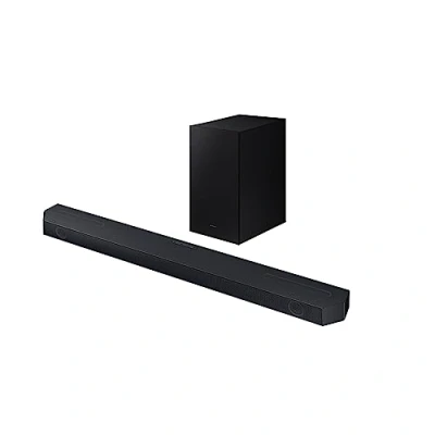 Abbildung von SAMSUNG Soundbar HW Q600C/ZF Q Serie, 9 Lautsprecher, Wireless Dolby Atmos, 3.1.2 Kanal Audio, Simphony, Black 2023