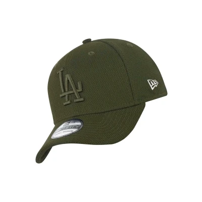 Abbildung von New Era Los Angeles Dodgers 39thirty Stretch Cap Diamond Tonal Olive M L