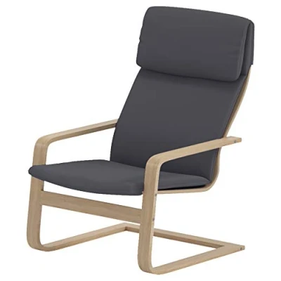 Abbildung von Custom Slipcover Replacement Nur Abdeckung. Der Stuhl ist Nicht im Lieferumfang enthalten. Bezug aus Baumwolle für Sesselbezug, kompatibel mit Pello (dunkelgrau)
