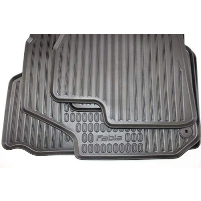 Abbildung von Skoda 5J1061550 Gummi Fußmatten 4x Gummimatten Original Allwettermatten