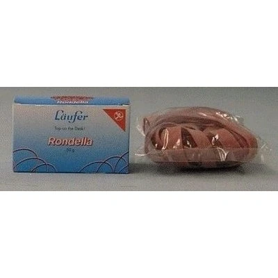Abbildung von Läufer 51545 Rondella Gummibänder 150 x 10 mm, Durchmesser 100 mm breite Gummiringe, 50 g Schachtel, rot