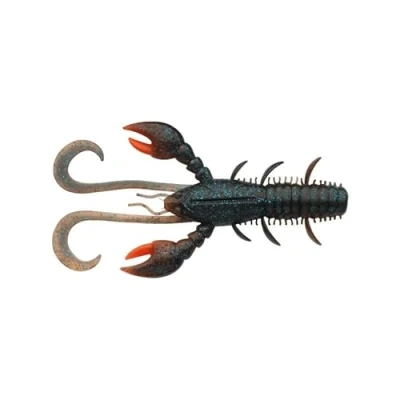 Abbildung von Berkley Hollow Craw 7cm Dark Cray UV (8 stuks) Gummifisch