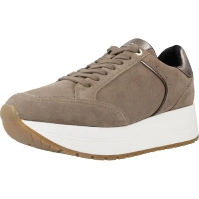 Abbildung von Geox Sneaker low, Damen, Größe: 39, Taupe Schuhe