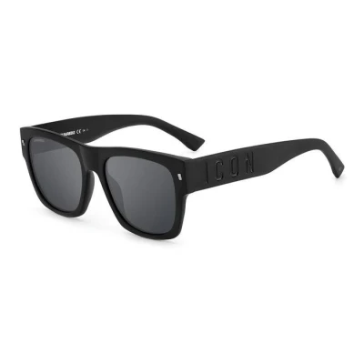 Abbildung von Dsquared2 ICON Sonnenbrille, Herren, Größe: 55, Matte black