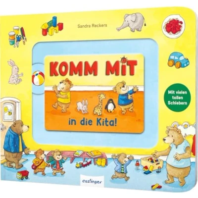 Abbildung von Meine Schiebebahn Pappe: Komm mit in die Kita: Pappebuch tollen Schiebe Elementen