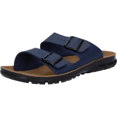 Abbildung von Birkenstock Bilbao Hausschuh, Herren, Größe: 46, Blau Schuhe