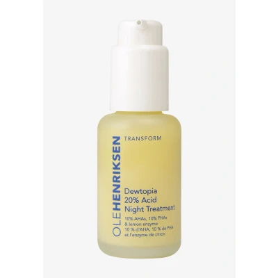 Abbildung von Olehenriksen Dewtopia 20% Acid Night Treatment Anti aging &amp; flecken nachtserum Aha + Pha transform 30ml