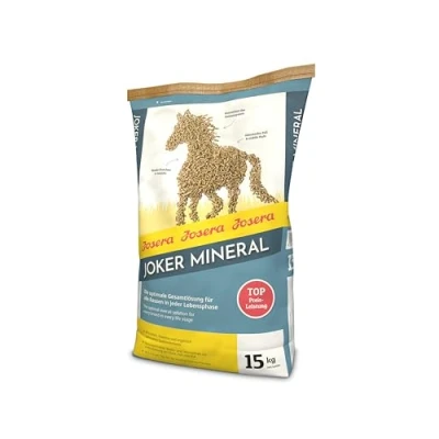 Abbildung von JOSERA Joker Mineral (1 x 15 kg) Premium Pferdefutter für alle Rassen in jeder Lebensphase optimale Gesamtlösung starke Knochen &amp; Gelenke Mineralfutter Pferde 1er Pack