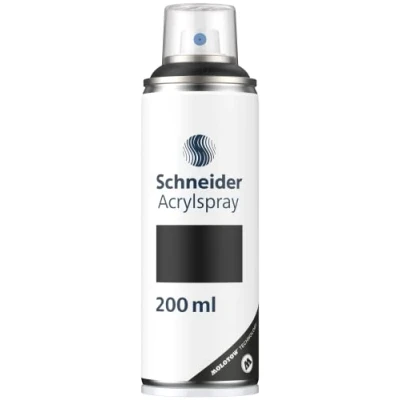 Abbildung von Schneider Acrylspray Sprühfarbe schwarz