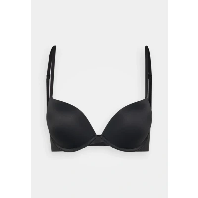 Abbildung von Calvin Klein Damen Plunge BH mit Push Up, Schwarz (Black), 65C