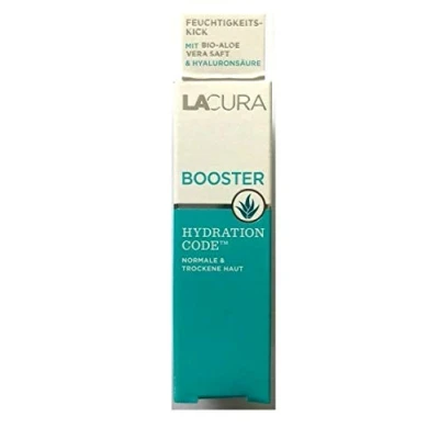 Abbildung von Lacura Booster Hydration Code mit Bio Aloe Vera Saft und Hyaluronsäure Inhalt: 15ml
