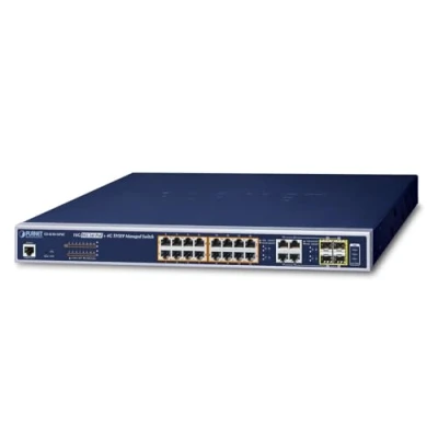 Abbildung von Planet 16 Port 10/100/1000T 802.3at PoE + 4 Gigabit