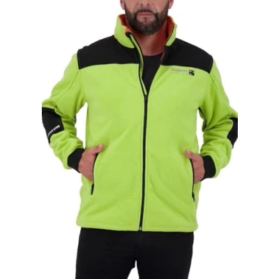 Abbildung von Deproc Active Herren Strickfleecejacke Fleecejacke mit leichter Kapuze Übergangsjacke Windbreaker CANADA II