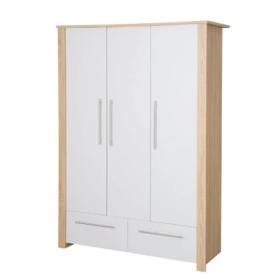 Abbildung von roba Kleiderschrank &#039;Matilda&#039; 3 Türen, 2 Schubladen, Soft Close Technik, Drehtürenschrank,