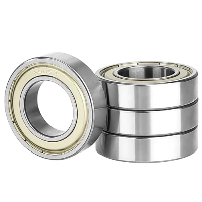Abbildung von 4 Stück 6005ZZ Kugellager 25x47x12mm Chromstahl und Vorgeschmiert Rillenkugellager, 6005Z Doppelte Metalldichtung mit Dichtungen Schilde für DIY, Skateboards, Drehbänke, Motoren
