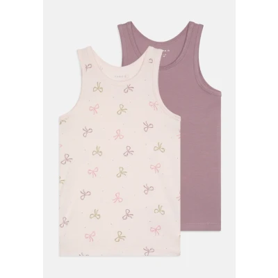 Abbildung von Name IT Mädchen Nmftank Top 2P Barely Pink Bow Noos, Pink, Numeric 110 EU