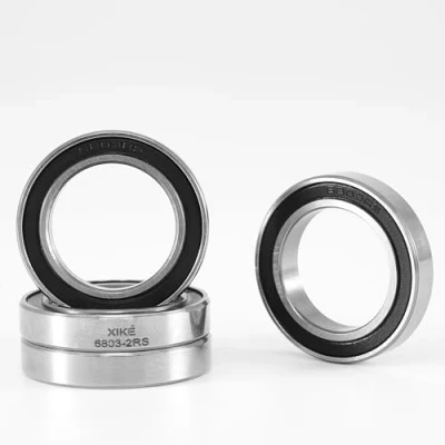 Abbildung von XiKe 4 Stück 6803 2RS Kugellager 17mm x 26mm 5mm, Rillenkugellager mit Dichtungen, geeignet für DIY, Drehbank, 3D Drucker, Motoren, Generatoren und Gartengeräte usw.
