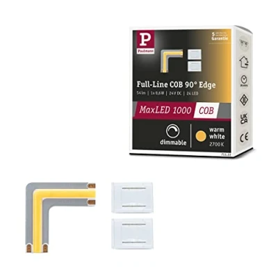 Abbildung von Paulmann 711.21 MaxLED 500 LED Strip Full Line COB Edge 90 0m 0,3W 833lm/m 800LEDs/m 2700K