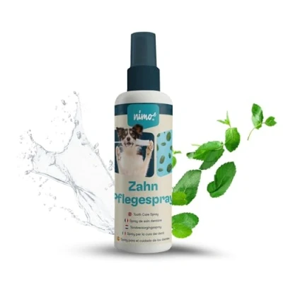 Abbildung von nimo Tier Zahncreme Zahnpflegespray, (1 St) beseitigt unangenehme Gerüche