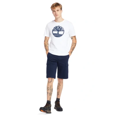 Abbildung von Timberland Kennebec River TREE Tshirt print, Herren, Größe: Small, White