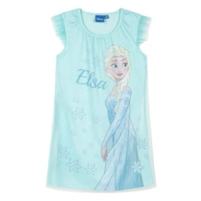 Abbildung von Disney Die Eiskönigin Mädchen Nachthemd Hellblau 98