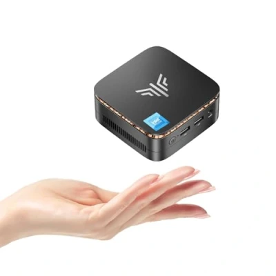 Abbildung von NiPoGi E1 Mini PC Ιntel Alder Lake Ν N97(bis 3,6 GHz) 16GB DDR4 1024GB SSD, Computer Dual UHD Display 4K@60Hz HDMI 2.0+DP 1.4, Desktop mit Gigabit Ethernet/2.4+5G WiFi/BT4.2 für Büro