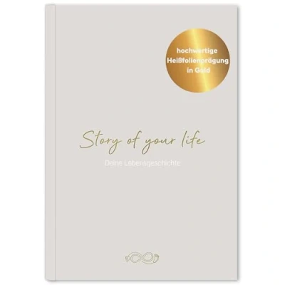 Abbildung von LEAF &amp; GOLD Tagebuch Babybuch zum eintragen