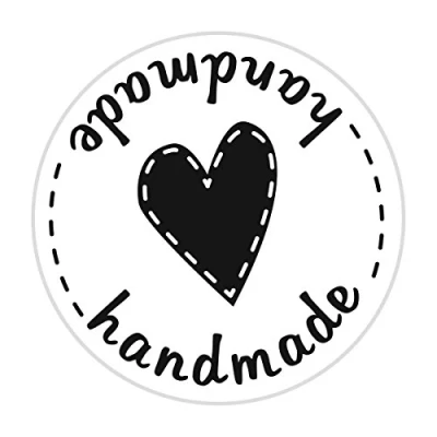 Abbildung von Knorr Prandell 211803001 Stempel aus Holz, rund Motivgröße circa Durchmesser 3,2 cm, Motiv handmade