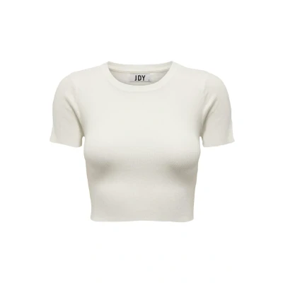 Abbildung von JDY Cirkeline Tshirt basic, Damen, Größe: XS, Cloud dancer