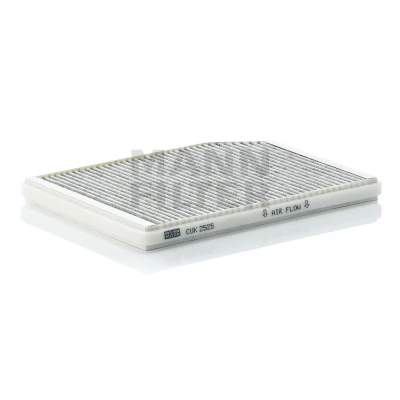 Abbildung von MANN FILTER CUK 2525 Innenraumfilter Aktivkohlefilter 170 229 19 RENAULT: LAGUNA 1, 1 Grandtour