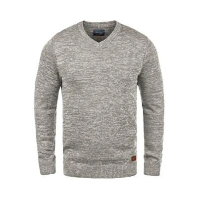 Abbildung von Blend Bhdansel Strickpullover, Herren, Größe: XL, Light grey