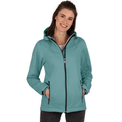 Abbildung von Trigema Softshelljacke &quot;TRIGEMA Taillierte SoftshellKapuzenjacke&quot;, (1 St.)