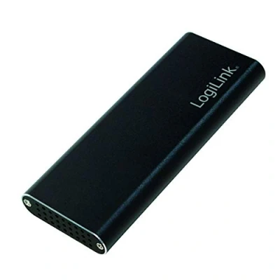 Abbildung von LogiLink UA0314 USB 3.1 Festplattengehäuse für m.2 SATA (NGFF) SSD, Schwarz