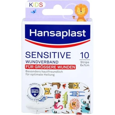 Abbildung von Hansaplast Sensitive Kids Wundverband XL 10 St