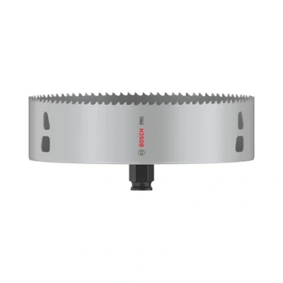 Abbildung von Bosch 1x PRO Multi Material Power Change Plus Lochsäge (für Weichholz, Trockenbauwand, Ø 177 mm, Professional Zubehör Bohrmaschine/Schrauber)