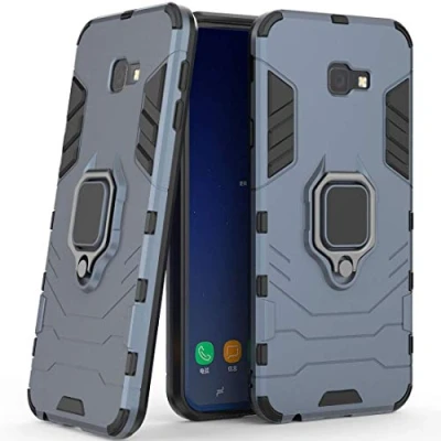 Abbildung von Kompatibel mit Galaxy J4+ (2018) Hülle, Ring Ständer Magnetischer Handyhalter Auto Caseme Schutzhülle Case für Samsung J4 Plus (Navy Blau)