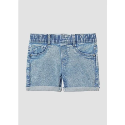 Abbildung von s.Oliver MID RISE Elastikbund Jeans Shorts für Kinder, Größe: 92xREG, Blau