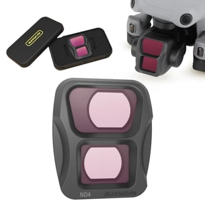 Abbildung von MotuTech Filter für DJI AIR 3 Objektivfilter, Neutraldichtefilter, UV Filter, Polarisationsfilter HD (ND4)