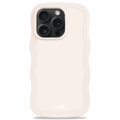 Abbildung von Apple iPhone 15 Pro Hülle Recycelter Kunststoff Holdit Hard Case/Backcover Handyhülle Beige
