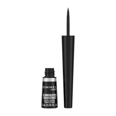 Abbildung von Rimmel London Exaggerate Eyeliner 001 Black 2,5 ml