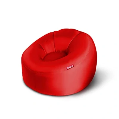 Abbildung von Fatboy® Lamzac 3.0 Luftsofa Großes, aufblasbares Sofa/Liege/Bett, Sitzsack mit Luft gefüllt Outdoor geeignet 110 x 103 62 cm (Red)
