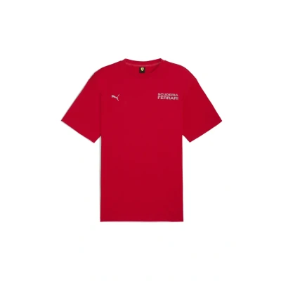 Abbildung von Puma Scuderia Ferrari Lifestyle Tshirt print, Herren, Größe: Large, Rosso corsa