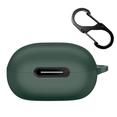 Abbildung von GIOPUEY Hülle Kompatibel mit Anker Soundcore P40i, Silikon Stoßfeste Schutzhülle, Ultradünn Case Cover, Kein Geruch, Armee grün