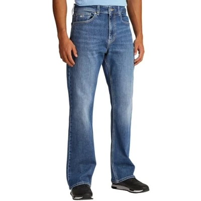 Abbildung von Tommy Jeans Herren Hose Ryan Bootcut Leg, Blau (Denim Medium), 30W/32L