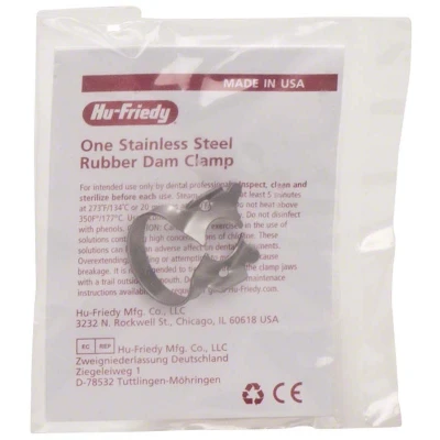 Abbildung von Kofferdam Klammer Satin Steel Figur 14A OK/UK Molaren Stück