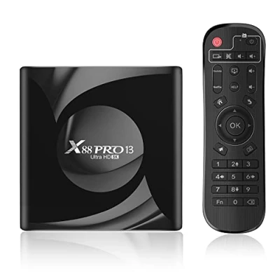 Abbildung von Android 13.0 TV Box X88 PRO 13 4 GB RAM 64 ROM RK3528 Quad Core WiFi6 Dualband 2,4 G/5,8 G BT5.0 8K HDR10+ Ultra HD USB 3.0 Smart Home Player