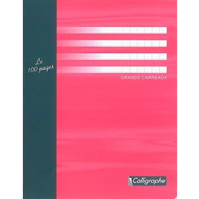 Abbildung von Clairefontaine 5422C Packung mit 10 Heften Calligraphe geheftet, 17 x 22 cm, französische Lineatur, 48 Blatt, 56 g, farbig sortiert, 1 Pack