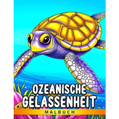 Abbildung von Ozeanische Gelassenheit Malbuch: Tauche ein in die Tiefsee und erschaffe faszinierende Kunstwerke Perfekt für Kinder im Alter von 8 12 Jahren