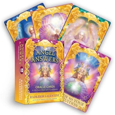 Abbildung von Angel Answers Oracle Cards: A 44 Card Deck and Guidebook