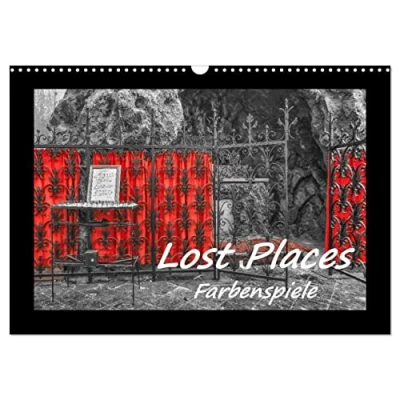 Abbildung von Lost Places Farbenspiele (Wandkalender 2025 DIN A3 quer), CALVENDO Monatskalender